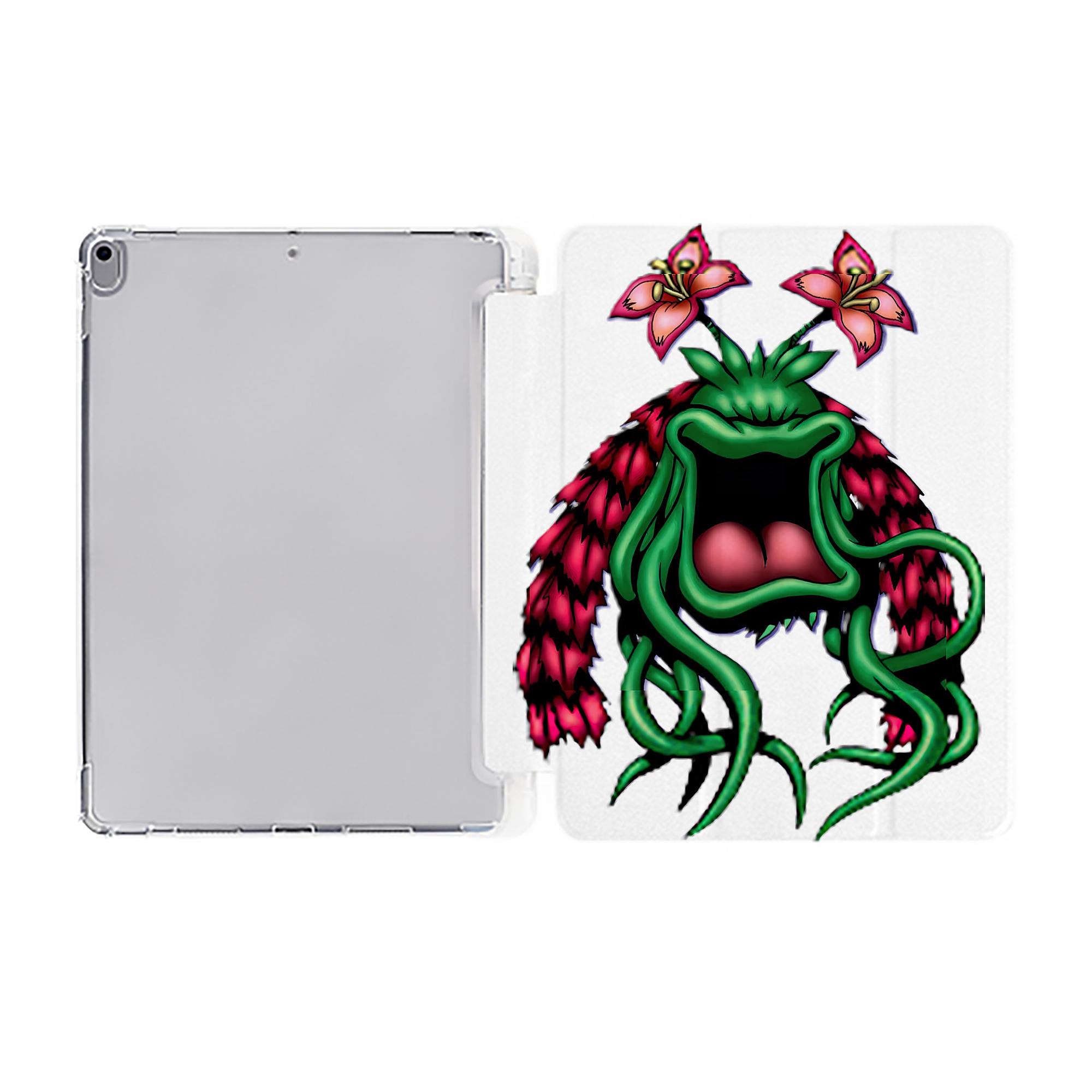 （画像用） 遊☆戯☆王 Yu-Gi-Oh! IPad ケース ペン収納付き 三つ折りスタンド PUレザー×シリコン 対応機種9.5/10.5/10.9インチ
